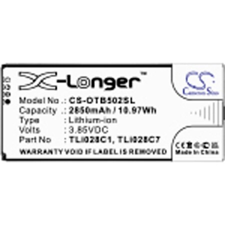 Ilb Gold Cordless Phone Battery, Replacement For Alcatel, Ot-5002X Battery OT-5002X BATTERY
